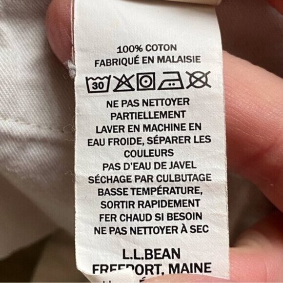 L.L. Bean Tropic-Weight Cargo Shorts Men 34 Tan Comfort Waist 100% Cotton Pcoket - Picture 8 of 12